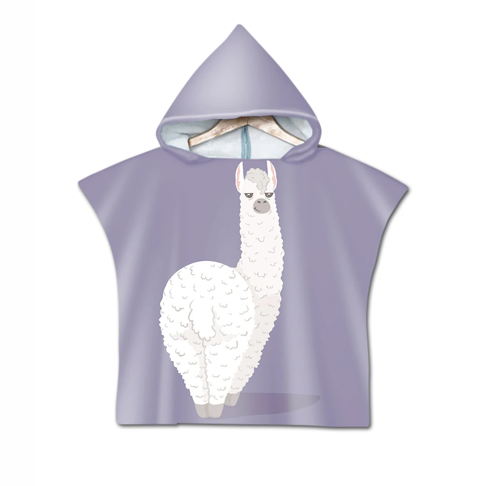 Пляжное полотенце накидка детское цветное милое пляжное альпака банное с