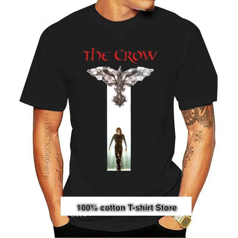 

Camiseta con póster de la película The Crow de eedward para hombre, nueva