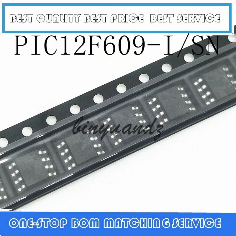 

5PCS PIC12F609 PIC12F609-I/SN SOP-8
