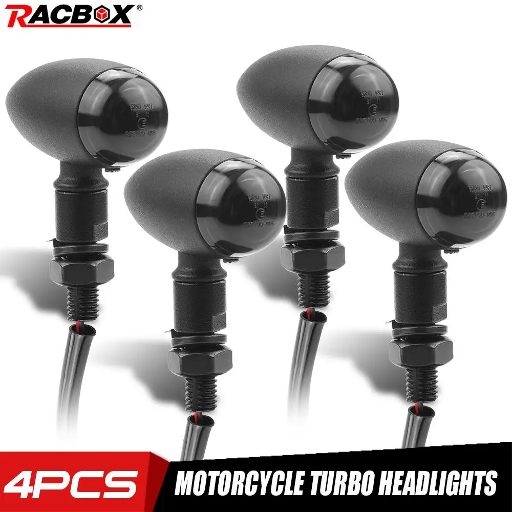 Сигналы поворота мотоциклетная ретро-лампа для круизера чоппера кафе гонщика