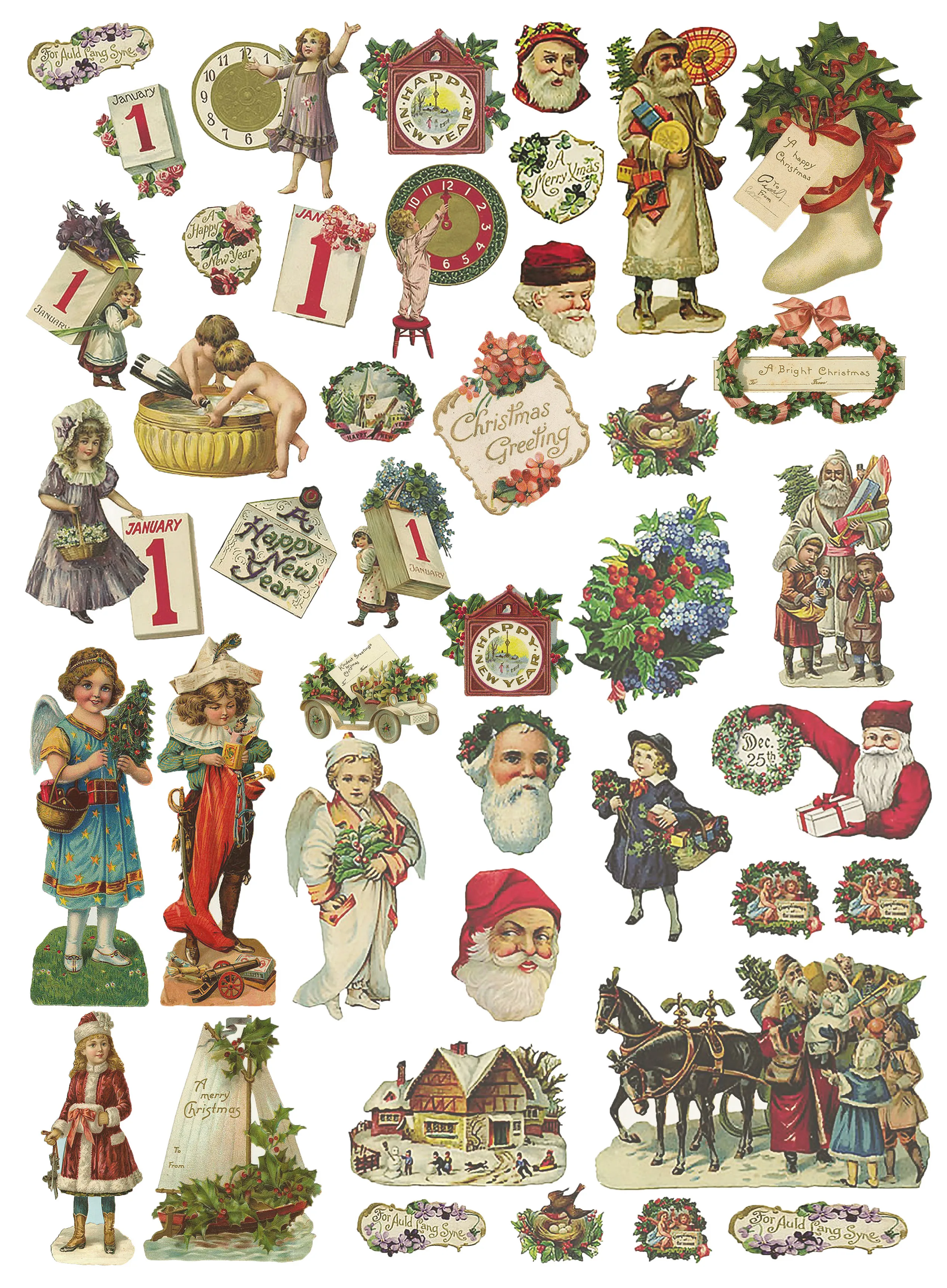 Веселые Рождественские детские бумажные наклейки для веселого времяпрепровождения/домашняя бухгалтерия на ноутбуке / Декоративные наклейки для скрапбукинга DIY.