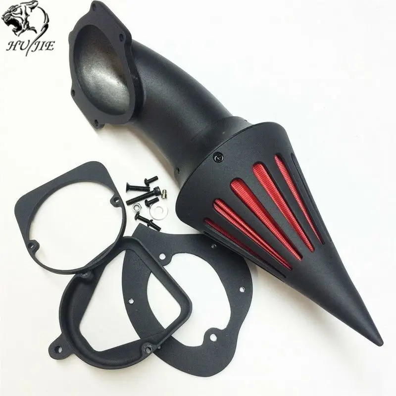 

Black Aluminum Motorcycle Spike Air Cleaner Kits Intake Filter case For Honda Spirit Ace 750 1998-2013