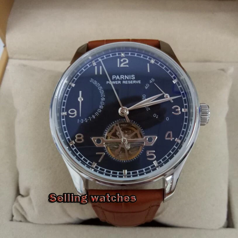 Часы-скелетоны Мужские механические с автоподзаводом PVD-корпусом 43 мм | Наручные