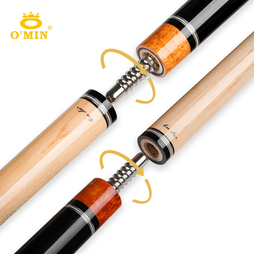 OMIN XF B бильярдным кием Stick12.8mm наконечник канадский твердый деревянный вал с