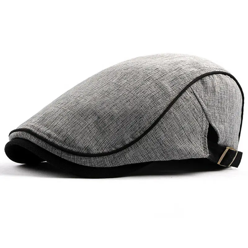 Universal Fashion Men's Women Newsboy Gatsby Ivy Cap Vintage Driving Cabbie Duckbill Flat Hats
