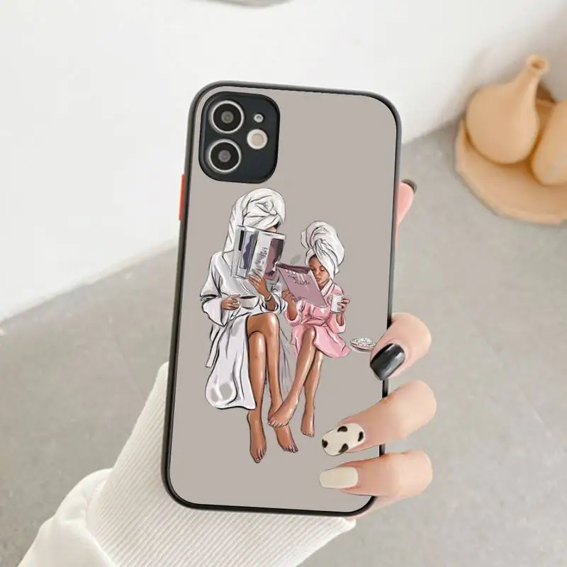 Чехол для iPhone X XR XS 7 8 Plus 11 12 pro MAX прозрачный матовый противоударный | Мобильные