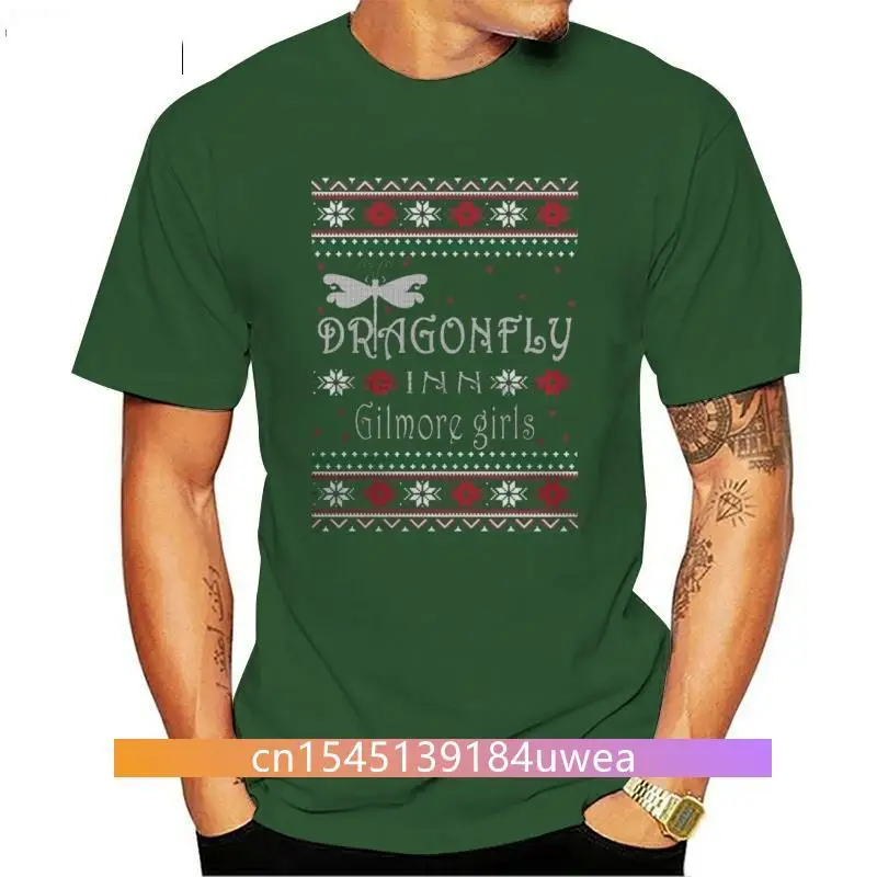 

New Men t shirt Dragonfly inn gilmore girls -Christmas Women t-shirt