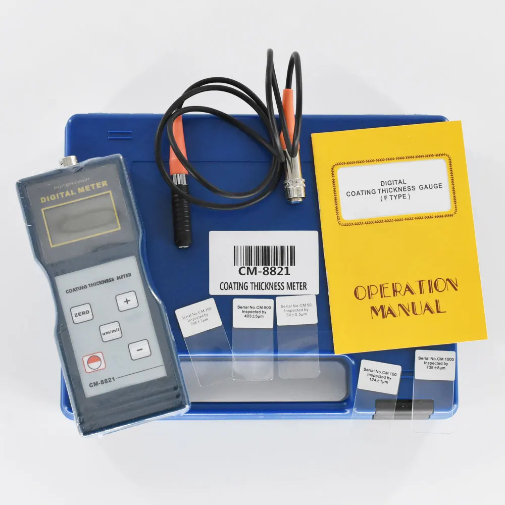 

CM-8821 Digital Coating Thickness Gauge Meter Measuring range 0~1000um/0~40mil