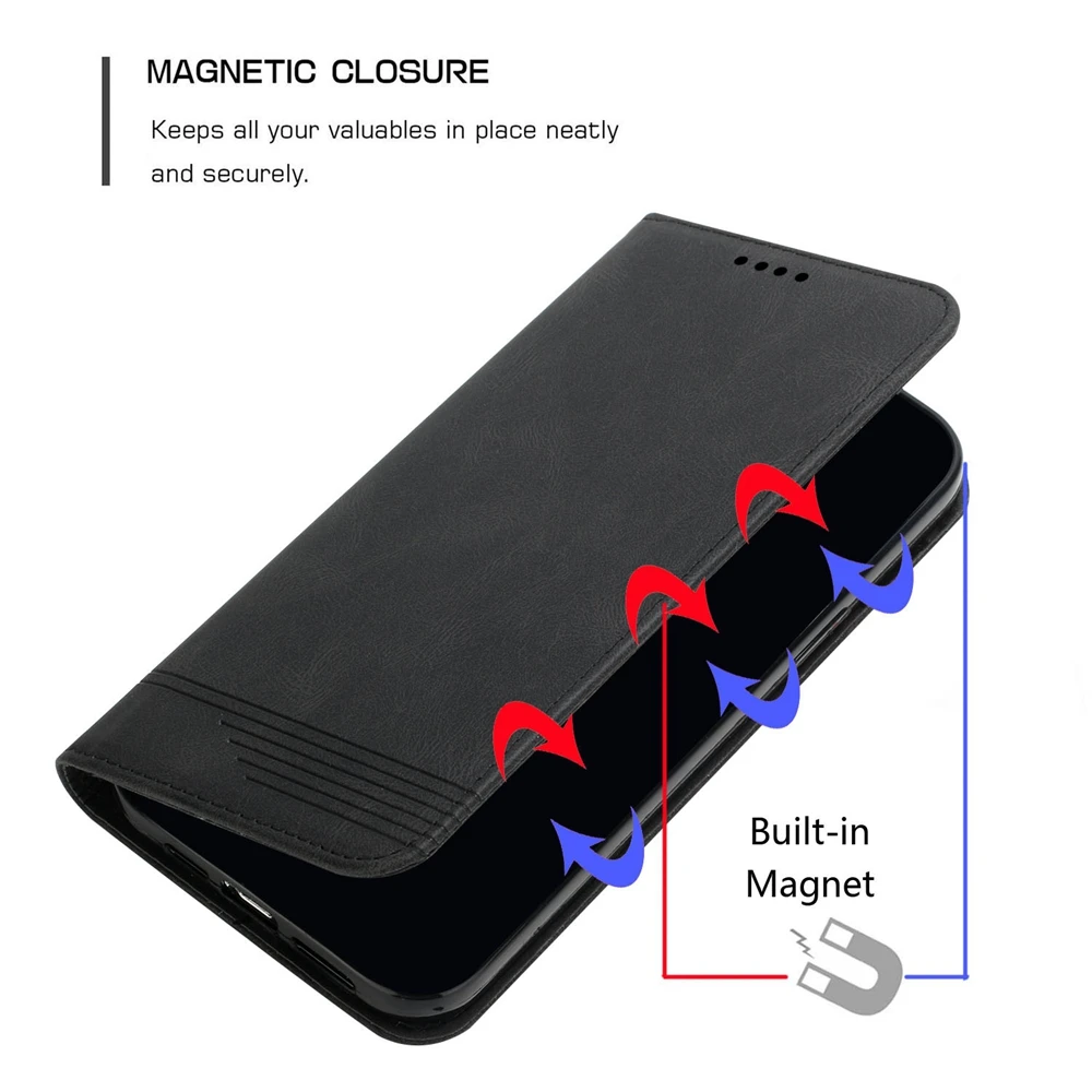 capinha realme 7i 7 8 pro leather flip phone cover for funda realme c12 c25 c15 c17 v5 v11 5g cases luxury line magnetic wallet free global shipping
