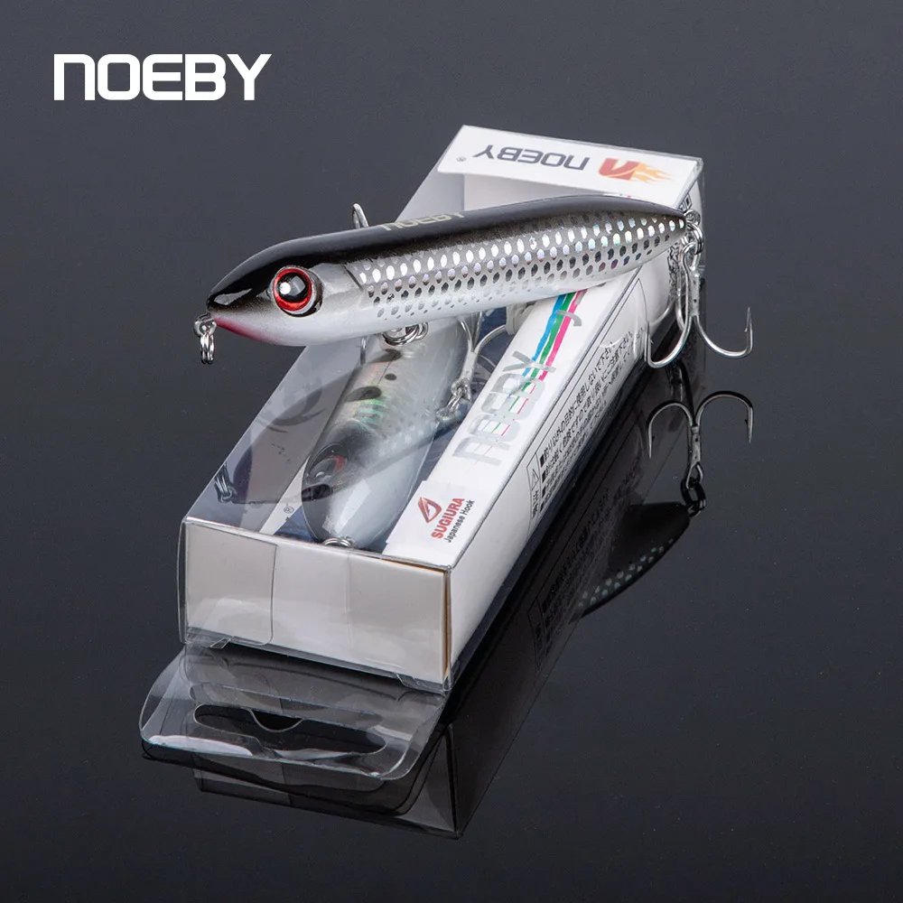 

Noeby Wobblers Fishing Lures 90mm 12.5g Topwater Pencil Lure Hard Artificial Bait for Sea Bass Pike Floating Pencil Fishing Lure