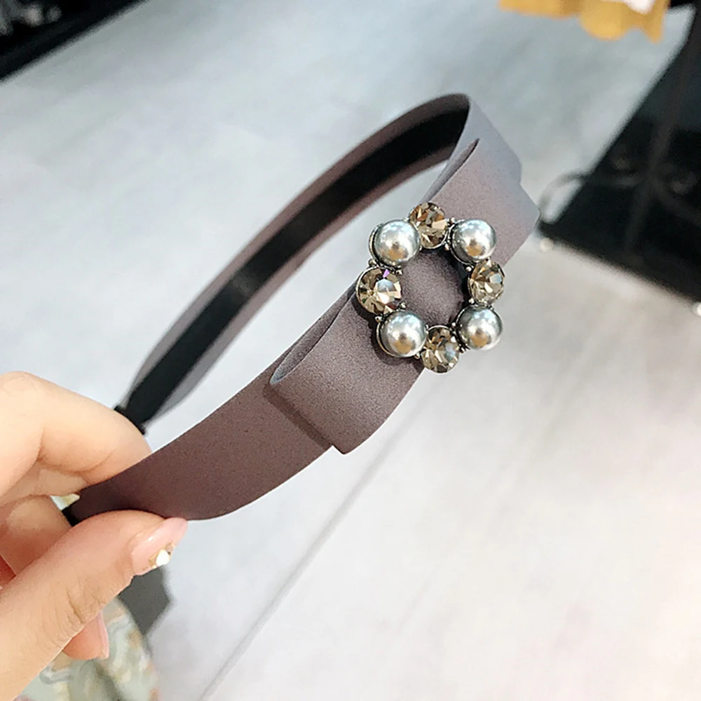 

Diamond Hair Accessories Headbands Bow Band Circle Crystal Ribbon