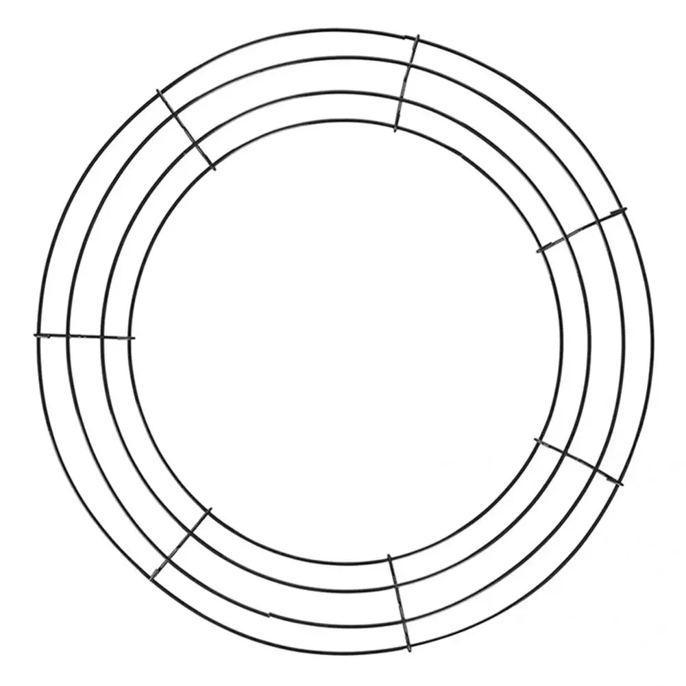 

Metal Fashion Rust-proof Wire Wreath Form Sturdy Round Wreath Form Durable for Wedding