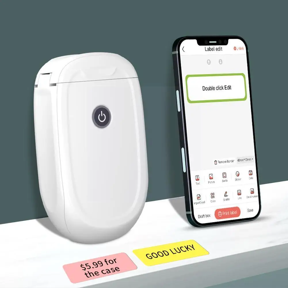 

Беспроводной принтер для этикеток, устройство для быстрой печати этикеток, Bluetooth, рулонный принтер