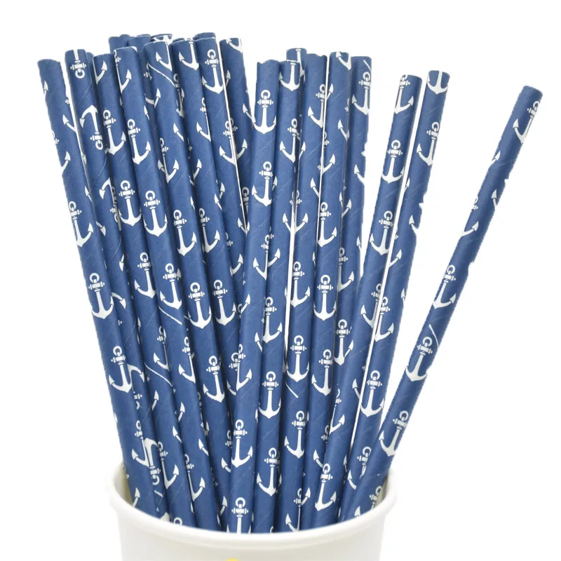 25pcs straws 25 шт. год радужные бумажные соломинки Рождество Дети питьевой соломки для дней рождения вечерние принадлежности Свадебные украшения - Цвет: 25pcs straws