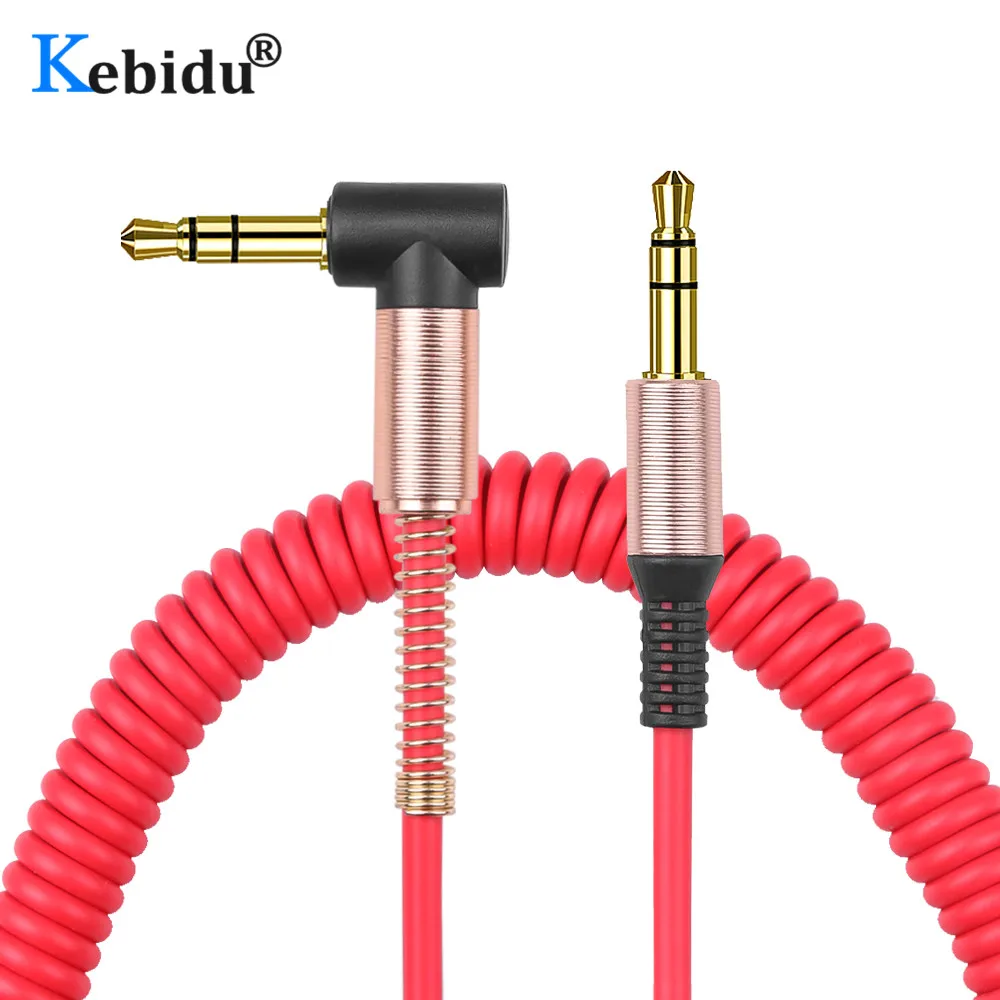 Аудиокабель 3 5 мм с разъемом Папа-папа вспомогательный кабель пружинный код для