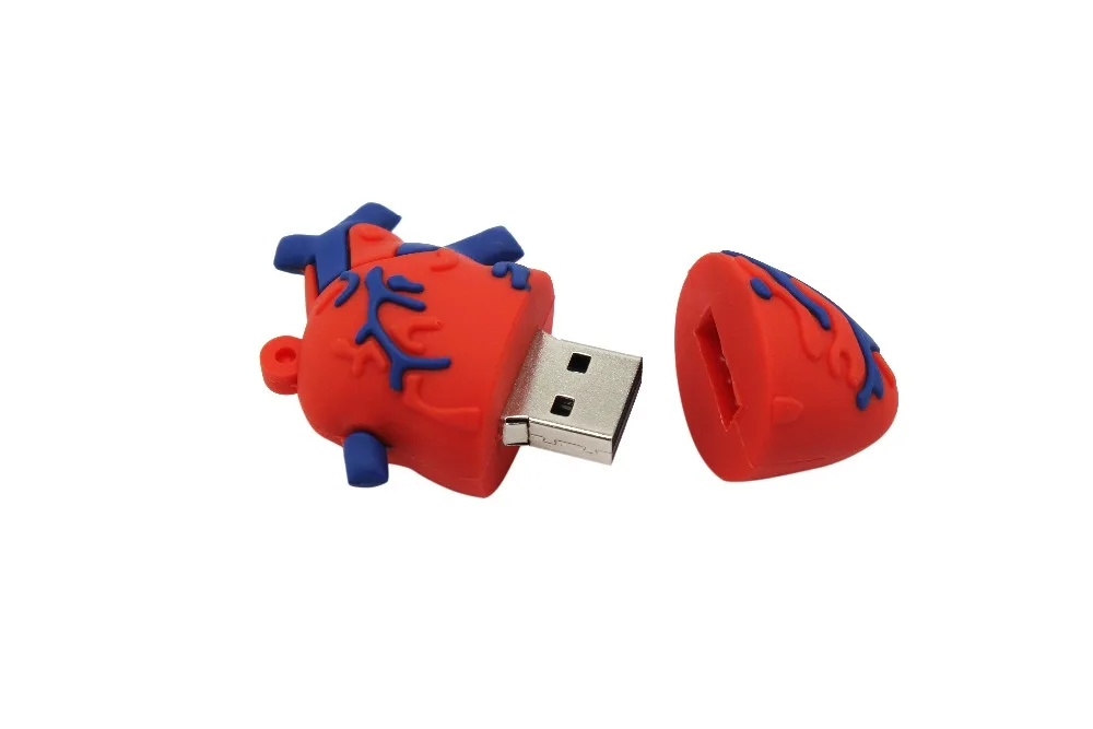 Текстовый мне ужас забавное сердце USB флэш-накопитель милый животное Флешка в форме героя мультика флешки U диск