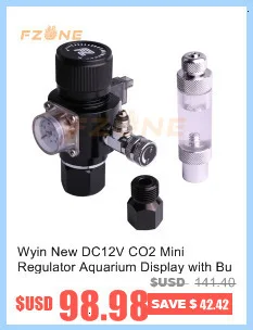 Аквариум CO2 DIY система Co2 генератор комплект с манометром пузырьковый счетчик фильтр и Soleonid(опционально