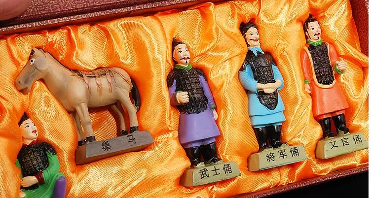 5 шт./комплект туристические сувениры XIɺN терракотовые воины и лошади | Дом сад