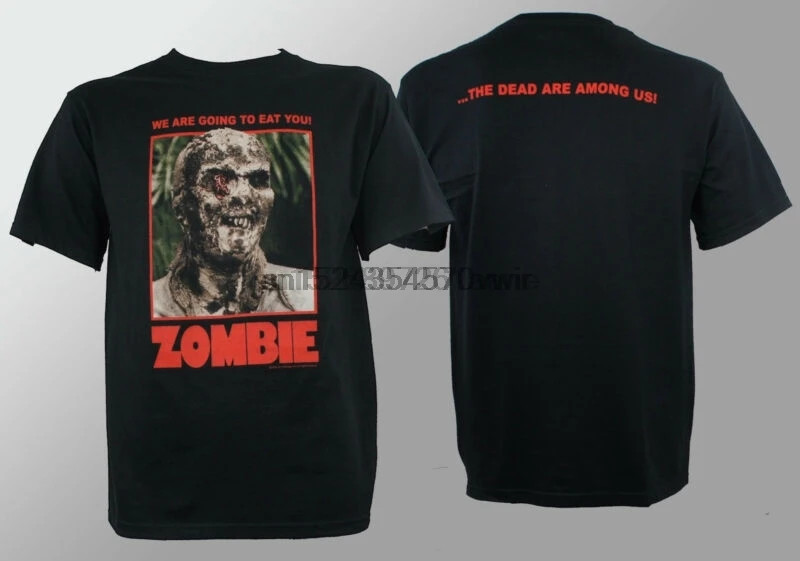 Аутентичный Lucio Fulci зомби фильм ужасов плакат футболка S M L XL 2XL 3XL Новый|Мужские