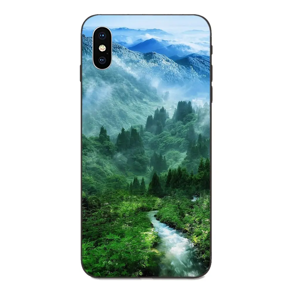 Горные реки и дом классический для Huawei Mate 9 10 20 P8 P9 P10 P20 P30 Lite Mini Play Pro P smart Plus Z