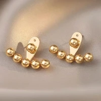 new cute simple stylish stud earrings women korean geometric earings fashion jewelry wholesaledropshipping