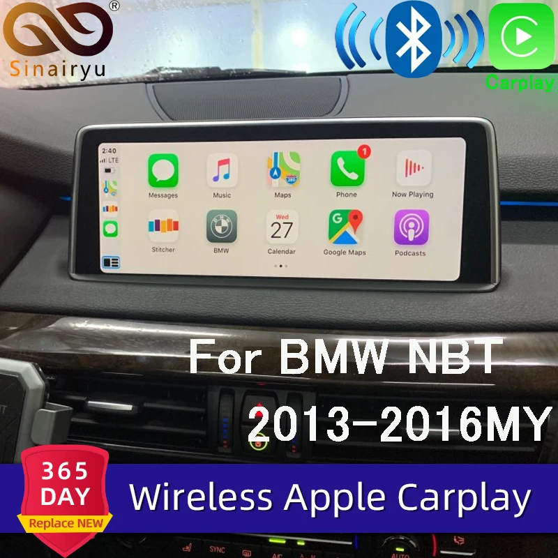 Sinairyu WIFI беспроводной Apple Carplay для BMW NBT X5 X6 F15 F16 F25 F26 2013 2016 Поддержка iOS/Android