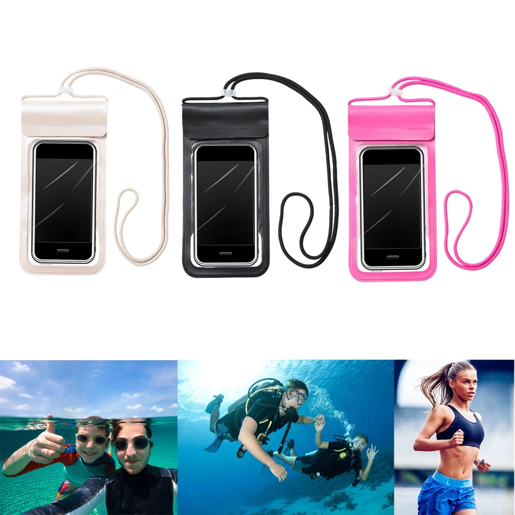

Для подводного плавания серфинга пляжные Водонепроницаемый телефон сумки подводный чехол из термопластичного полиуретана с сенсорным Экр...