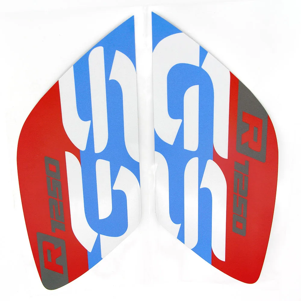 

For BMW R1200GS GS R1250GS Motorcycle Tank Traction Side Pad Gas Fuel Knee Grip reflective Sticker Decal protective pad Non-slip