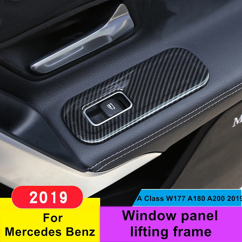 Переключатель Окна Накладка наклейки для Mercedes-Benz A-class W177 A180 A200 2019 отделка кнопки