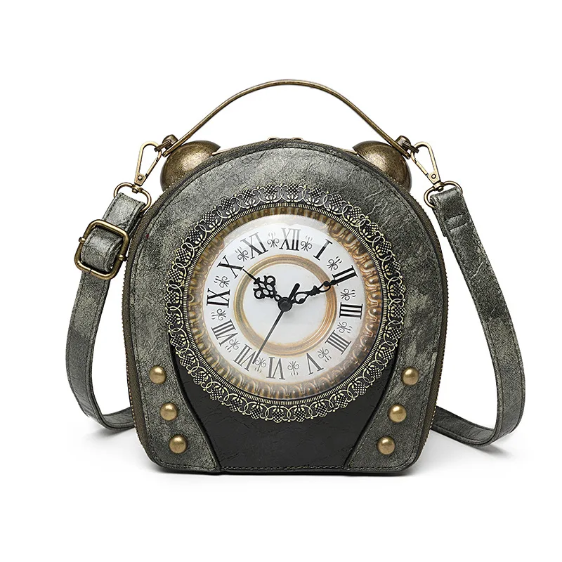 

Luxury Pu Leather Handbags Women Small Shoulder Bags Fashion Designer Ladies Real Clock Crossbody Bags for Women Messenger Bag