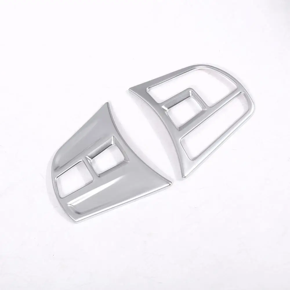 Хромированный стиль ABS пластик Автомобильный руль Кнопка рамка Накладка для BMW 3 4