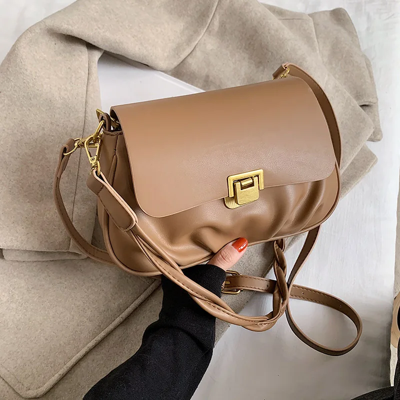 

New Woman Shoulder Bag Fashionable Simple Chain Messenger Bag High Quality Luxury Designer Handbag 2021 New Female Underarm Bag