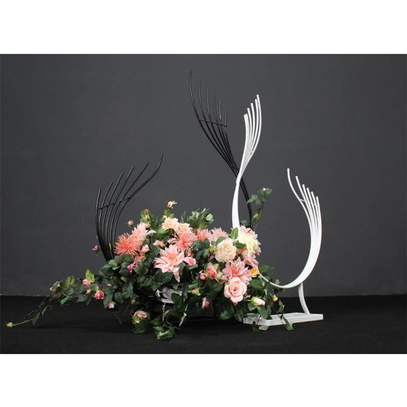 Искусственные цветы павлина изогнутые подставка для композиции свадебные