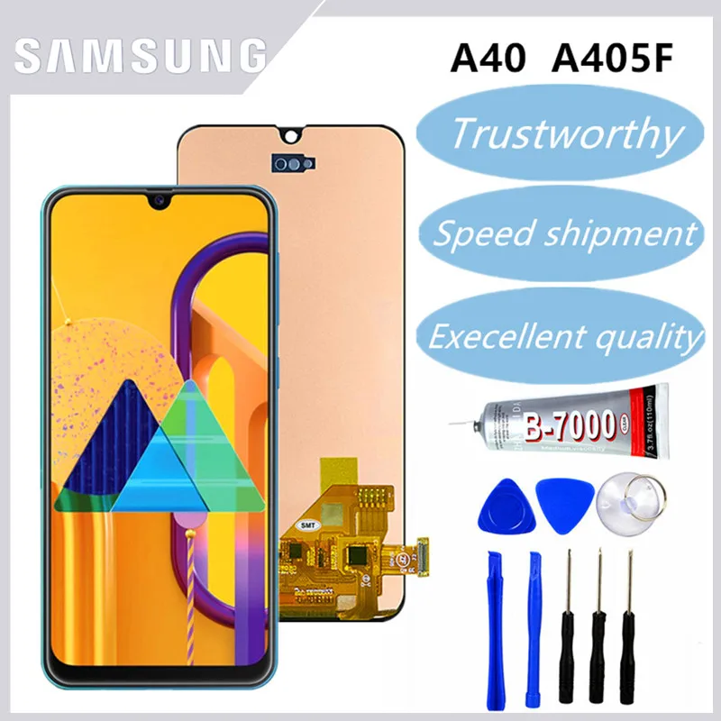 A40 Lcd Display For Samsung Galaxy A40 A405F LCD Display Touch Screen Digitizer Replacement For Samsung A405F A405FN A405FM