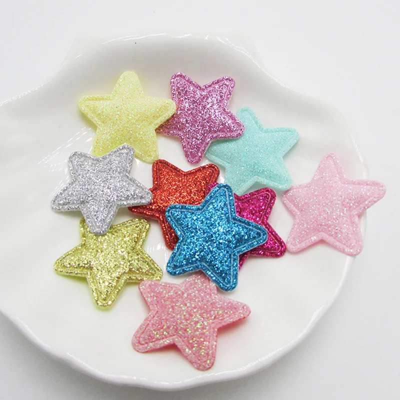 50 звёзд блестящие нашивки пятиконечные Звездные игрушки для одежды