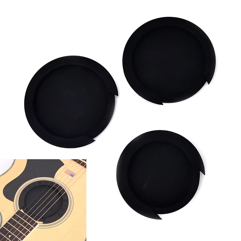 

1Pc Silicone Acoustic Guitar Sound Hole Cover Classic Guitar Buster Soundhole Cover Buffer Hole Protector Guitar Parts
