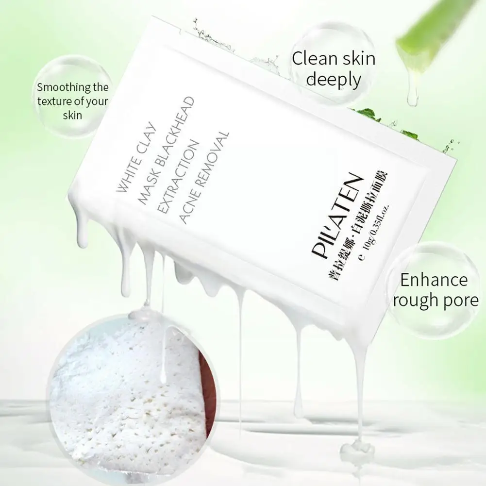 

1pcs White Clay Peel-Off Cleaning Mask Blackhead Acne Mask Remove Supplies Skin 2020 Horny New Care Skin Cleaning Daily V4L4