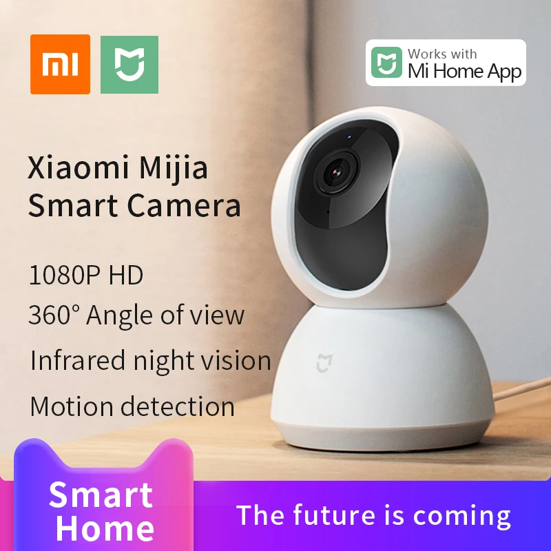 

Новое прибытие оригинальный Xiaomi Мини Смарт-пульт PTZ версия 2K 360 градусов 1080p мобильный телефон пульт дистанционного управления домашней сет...