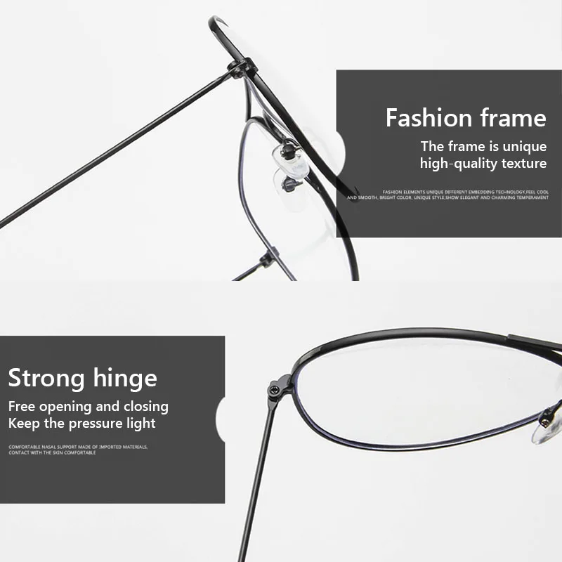 

Newest Men Classic Pilot Glasses Frame Briefs Women Fashion Myopia Prescription Glasses Frames Optical Eyewear