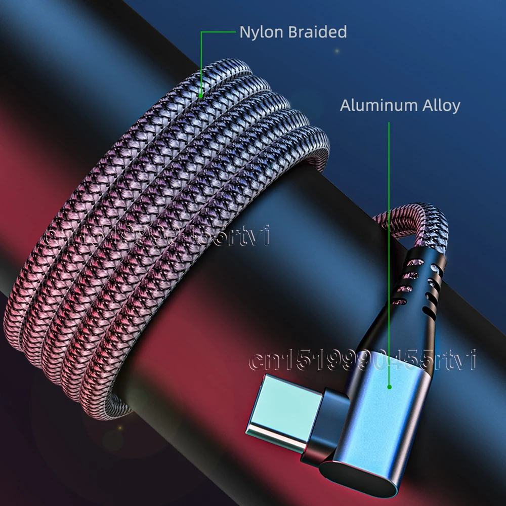 Кабель зарядный PD 60 Вт USB Type C на 3 А 90 градусов | Мобильные телефоны и аксессуары