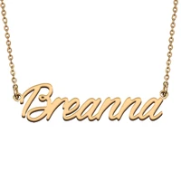 breanna custom name necklace customized pendant choker personalized jewelry gift for women girls friend christmas present