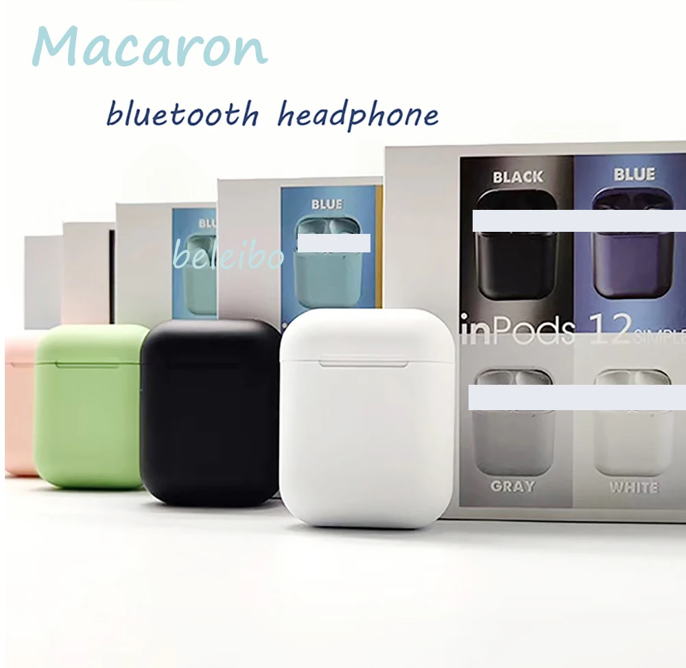 Оригинальные Macaron 12 tws наушники Bluetooth 5,0 беспроводные наушники Tounch pop up Спортивная гарнитура наушник для дропшиппинг