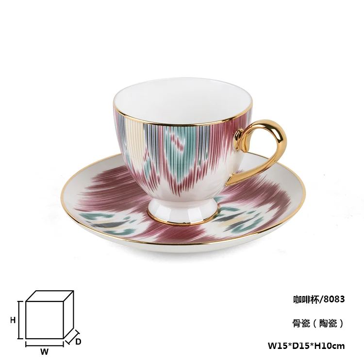

Small Personalized Friends Coffee Cup British Luxury Bone China Creative Coffe Cups Aesthetic Tasse Koffie Kopjes Teacup Ed50bd