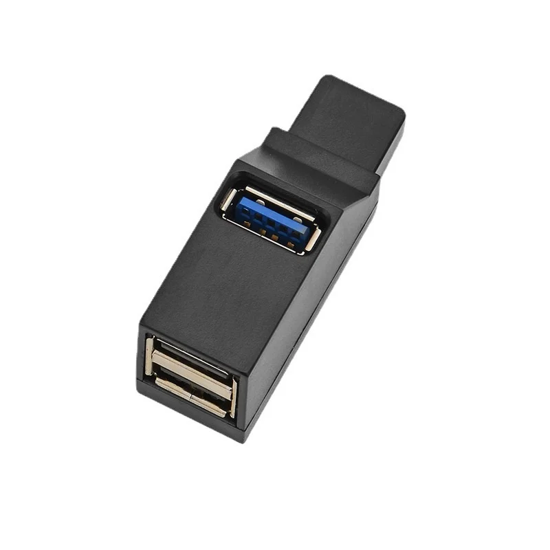 

Mini portable USB 2.0 3-port splitter 3.0 plug in USB hub expansion hub