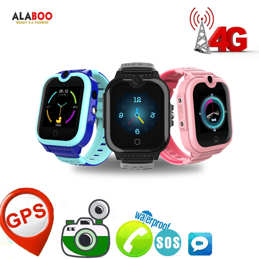 

Смарт-часы Детские Водонепроницаемые, IP67, 4G, GPS, Wi-Fi