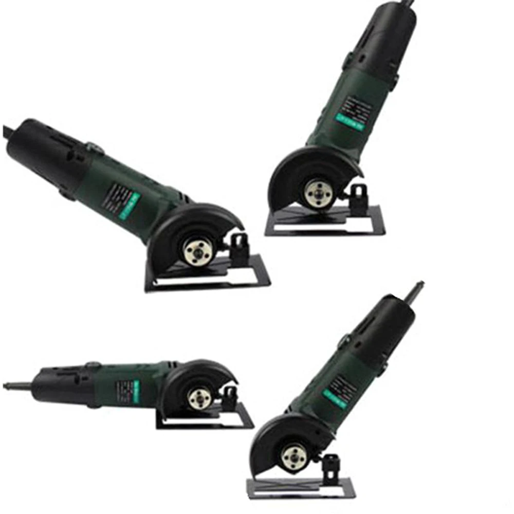 

New Angle Grinder Cutting Machine Lengthened Cutting Support Sand Holder + Protective Cover Woodworking Power Tools