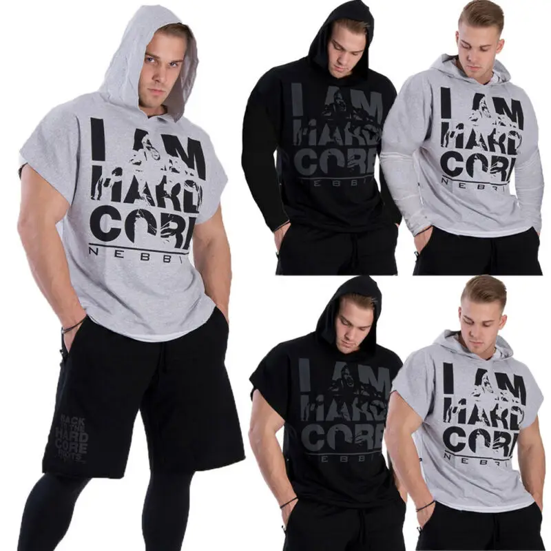 2019 спортивные мужские толстовки для активного отдыха одежда спортзала