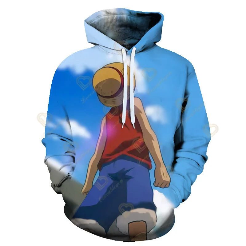 

One Piece 3D Print Men Women Hoodie Streetwear Boy Girl Pullover Luffy Anime Sweatshirt Monkey D Luffy Ace Law Tracksuit