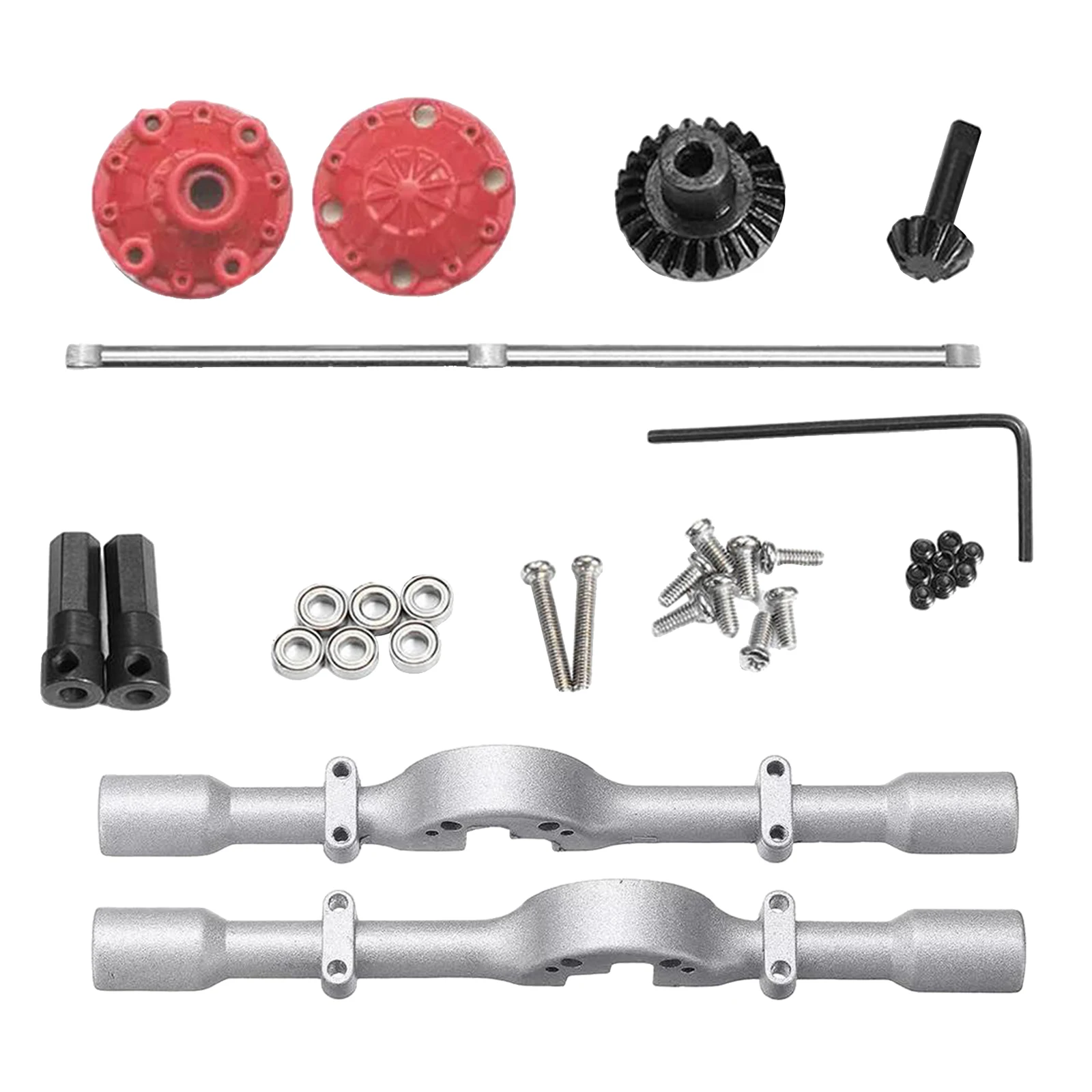 

Прочная запасная деталь для моста переключения передач и моста, запчасти для радиоуправляемых автомобилей, аксессуары для грузовиков, мета...