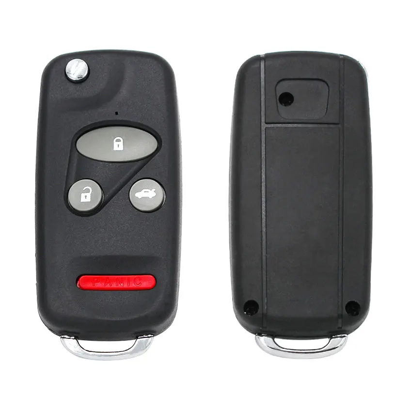 Модифицированный складной дистанционный ключ-брелок с 4 кнопками чехол для Honda